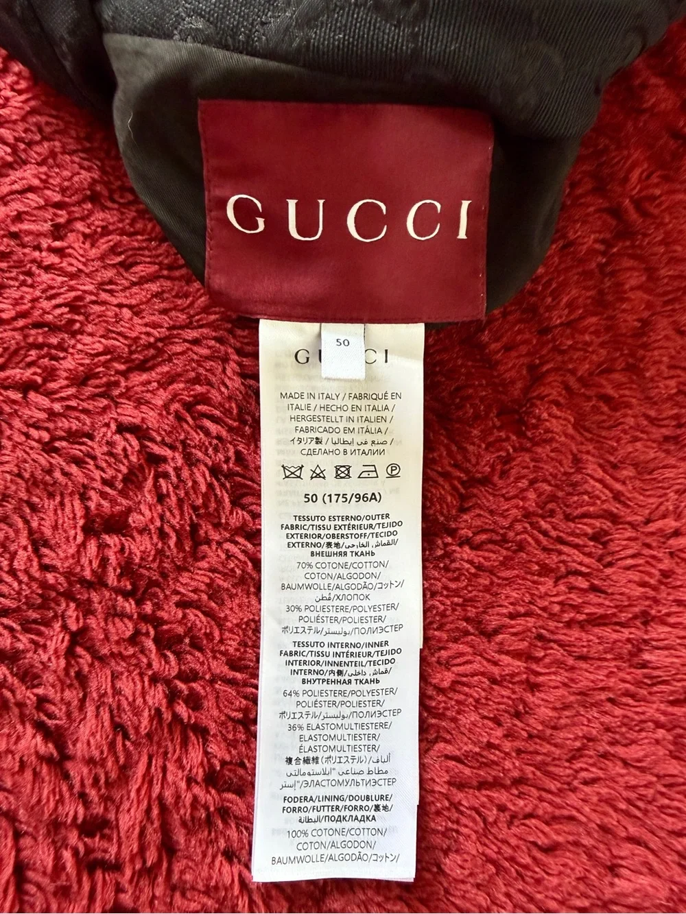 Reversible Gucci Black Canvas GG Jacquard and Nylon Zip-Front Jacket